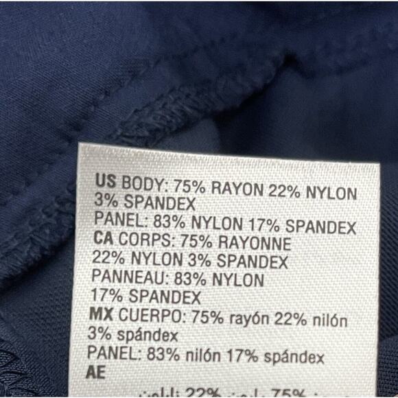 Jm Collection Blue Tummy Control Pull-on Slim-Leg Pants Plus Petite‎ Size 16WP - Picture 4 of 5